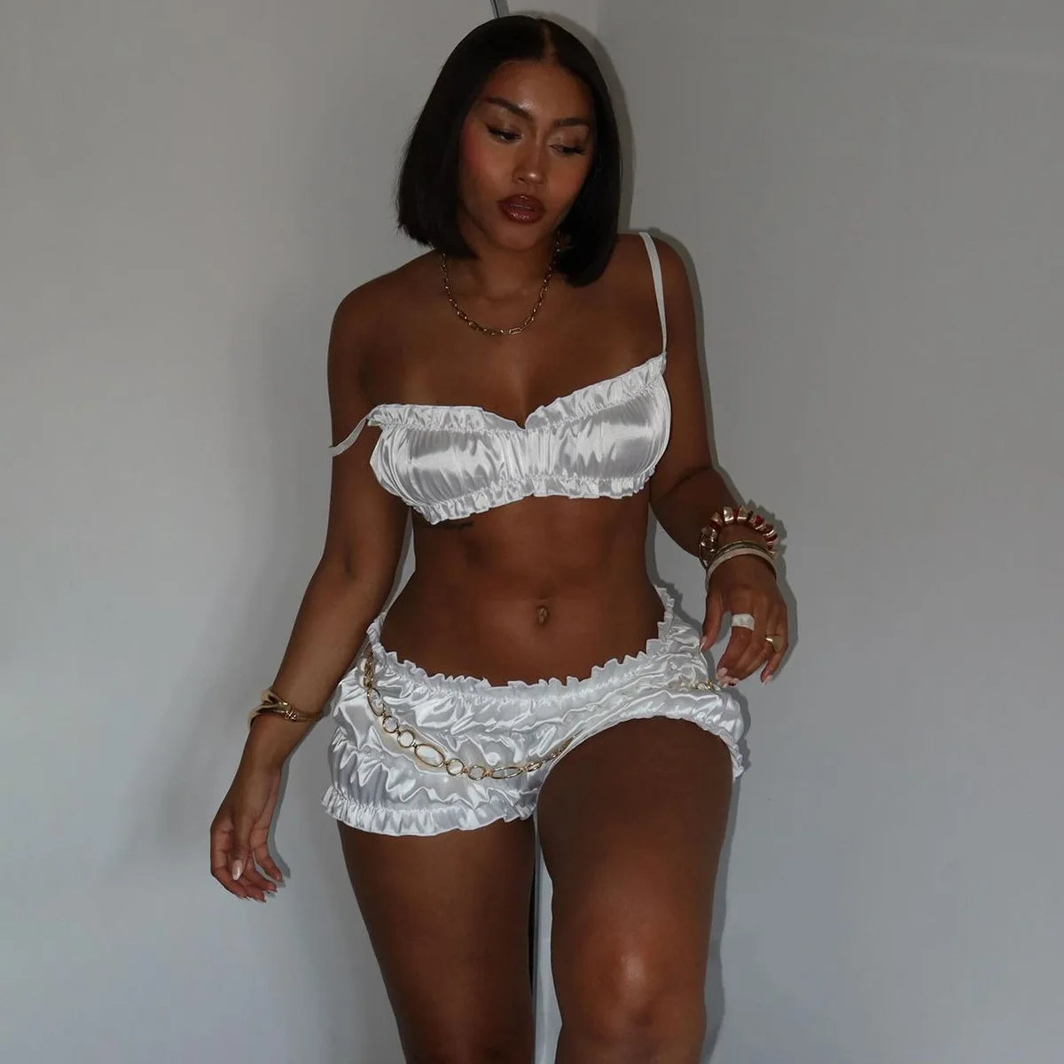 Elegant Two-Piece Pajama Set