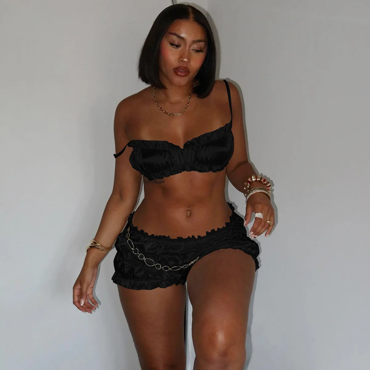 Elegant Two-Piece Pajama Set