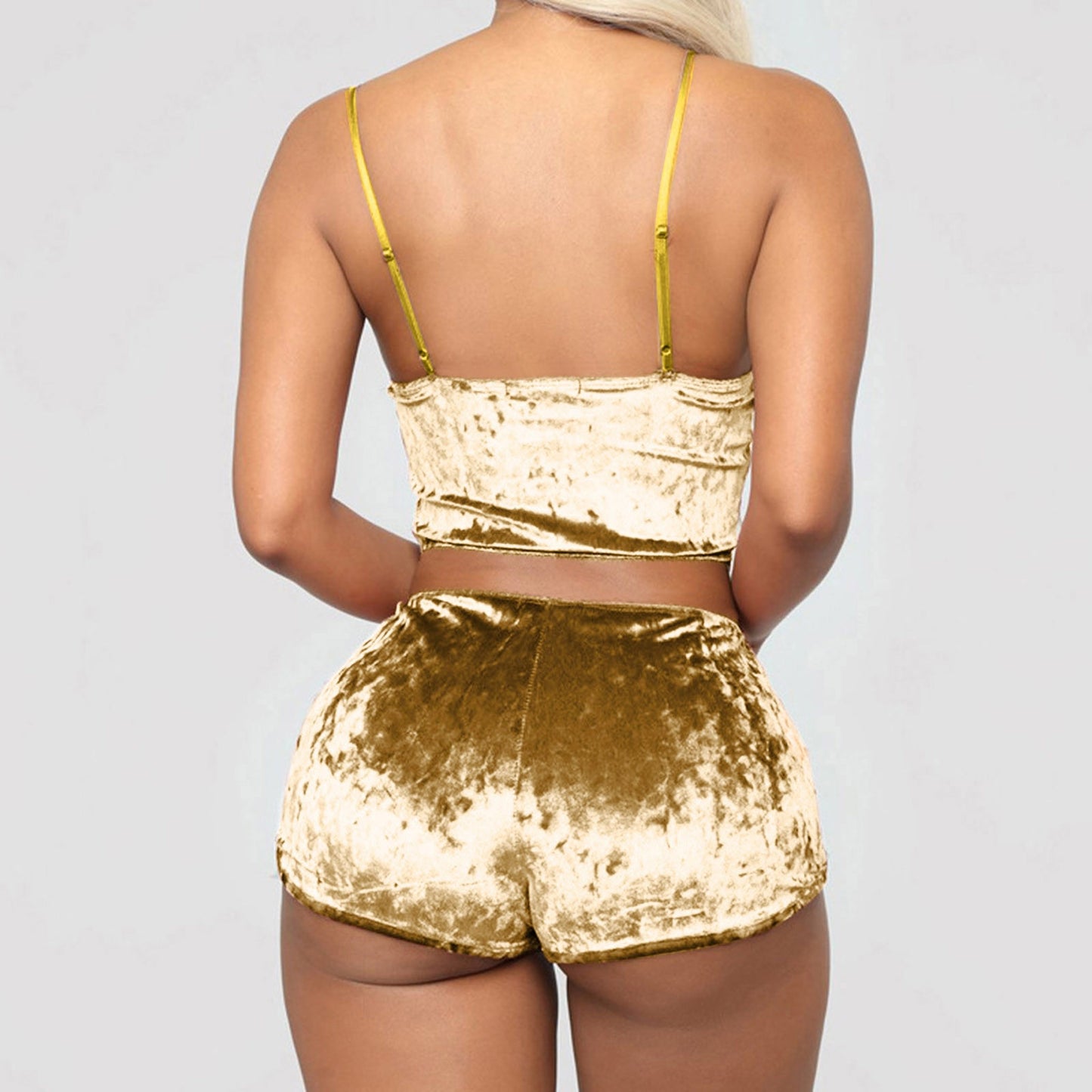 Velvet Lingerie Ladies Pajamas Set