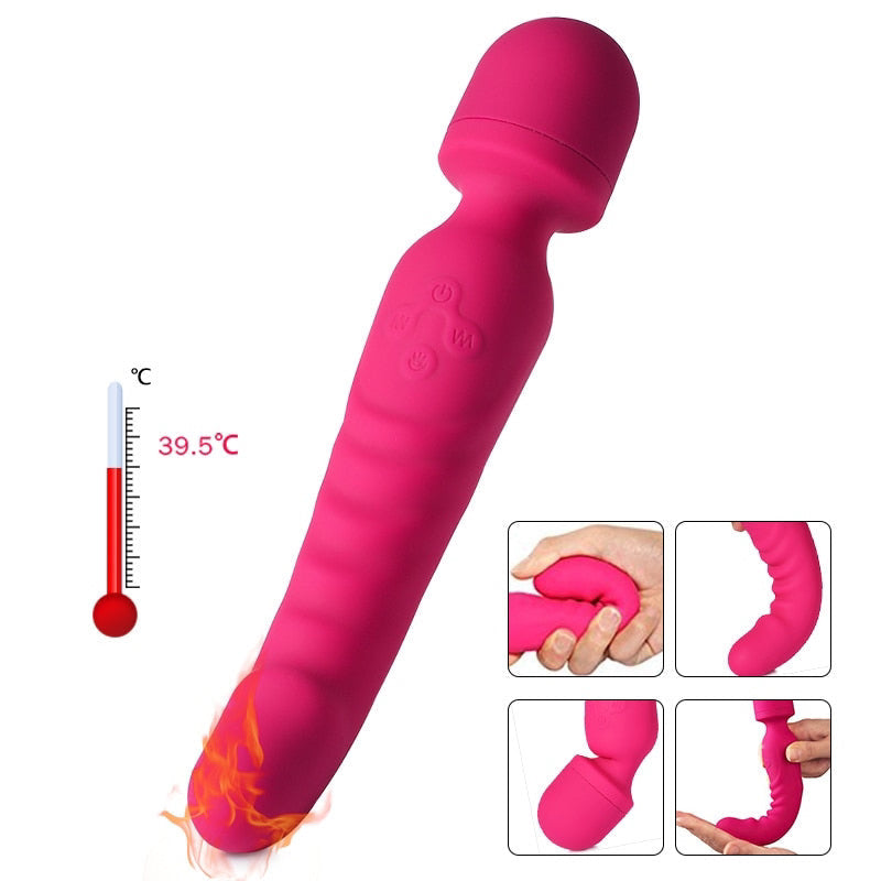 Heating Vibrator/Wand Massager