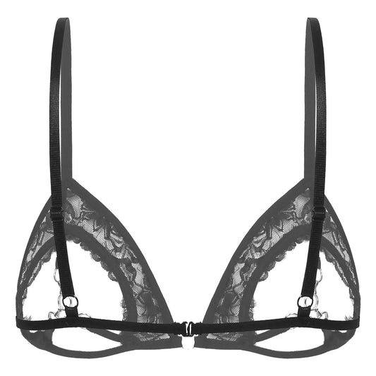 Lace Open Cup Bra