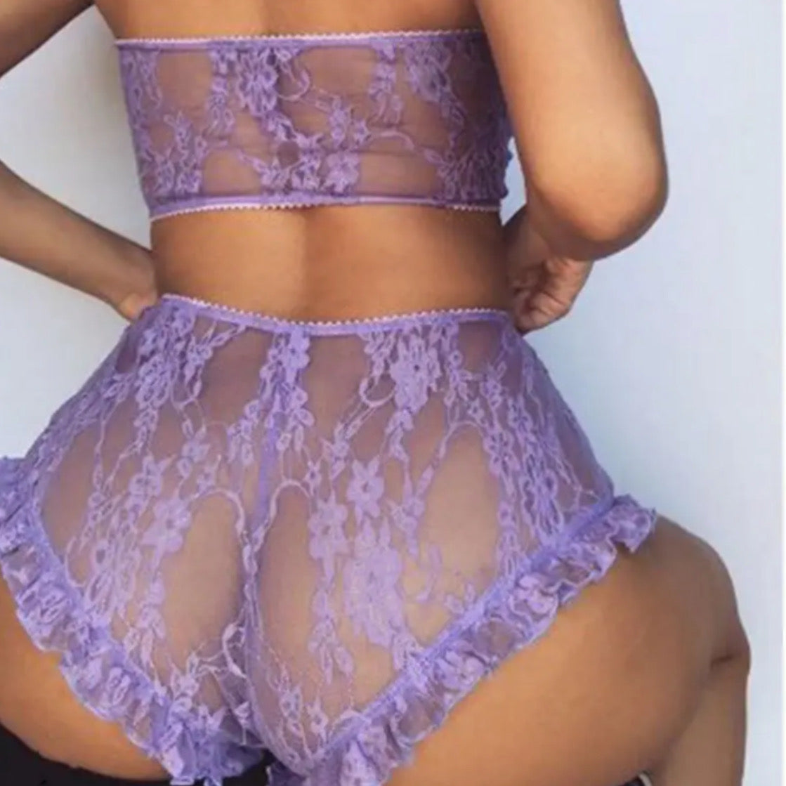 Exotic Lace Lingerie Set