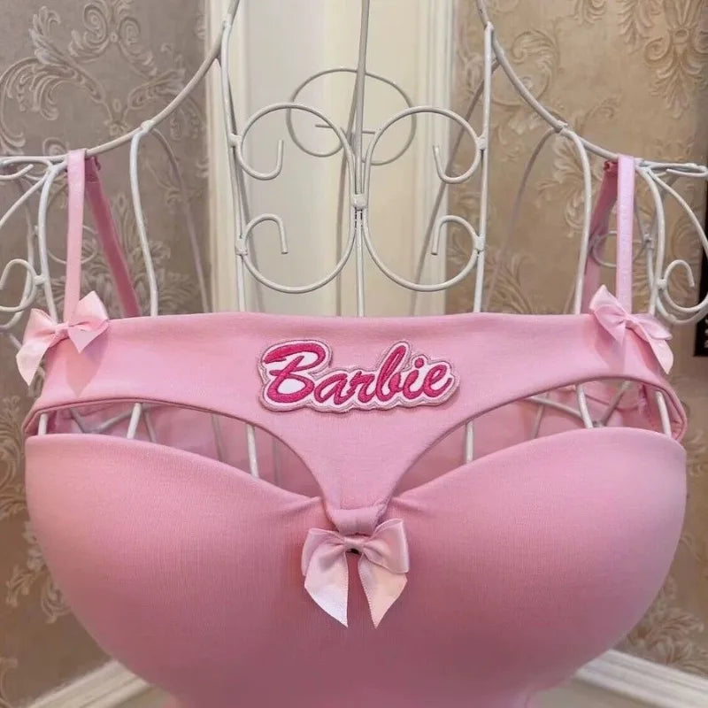 Sweet Barbie Bowknot Embroidered Camisole